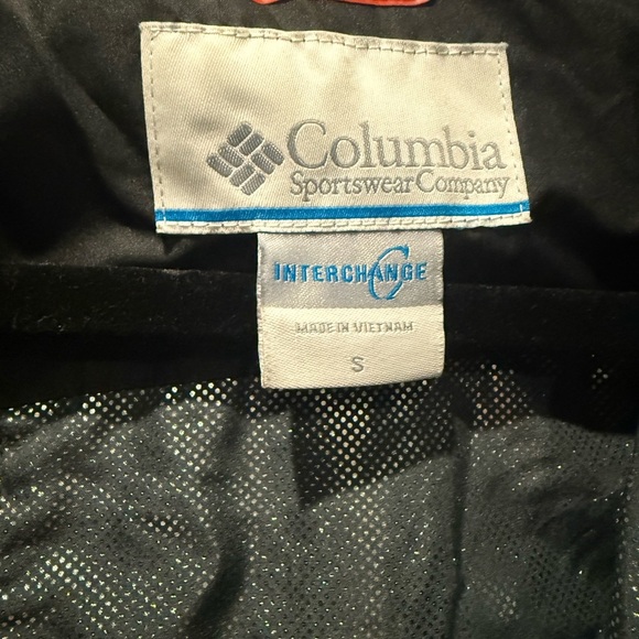 Columbia Two-Tone Black and Blue Jacket with Omni-heat liner Mens Size Small - Picture 3 of 14
